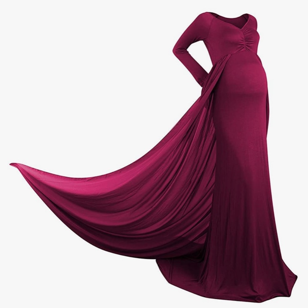 Brand New! Long flowy maternity dress!